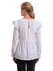Festliche Umstandsbluse Baumwolle/Viskose