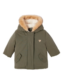 Parka mit Kapuze 3-in-1 Baby, mit abnehmbarer Steppjacke
