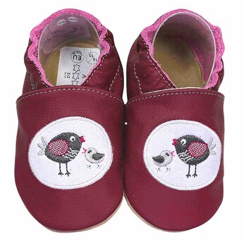 Krabbelschuhe Vogelfamilie