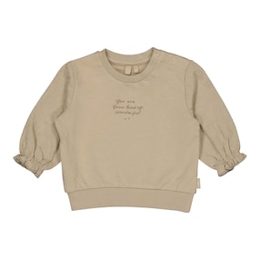 Sweatshirt Blumenstickerei