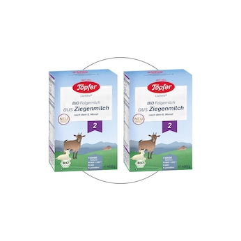 2er Pack Bio Folgemilch Ziege 2, 400g