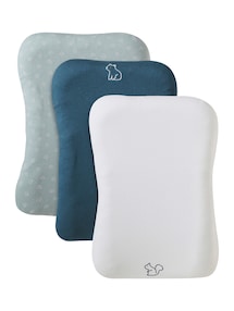 3er-Set Jersey-Schonbezüge für Baby Wickelauflage