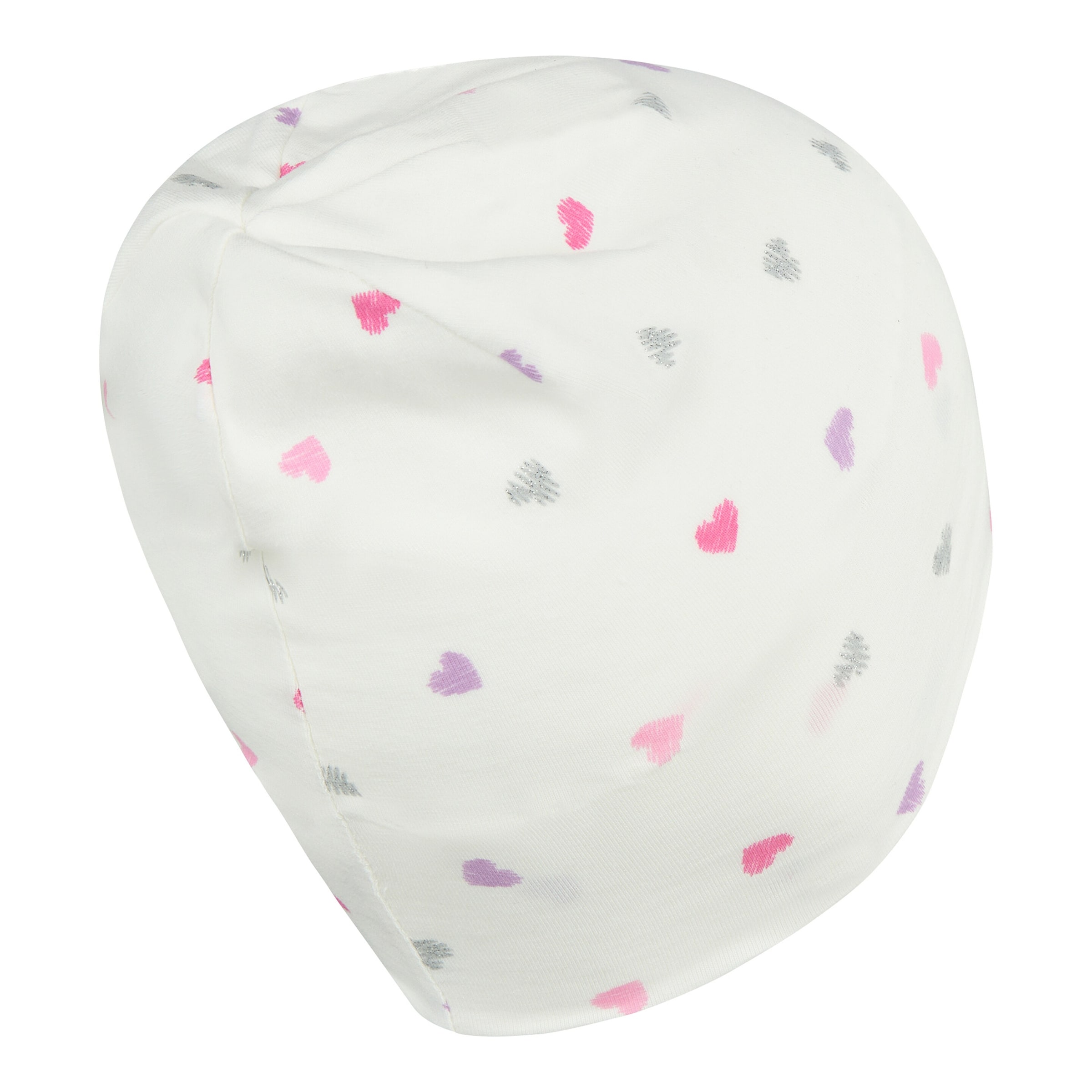 Beanie Glitzer-Herzen