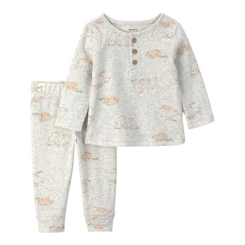 2-tlg. Set Shirt langarm und Jogginghose Bären