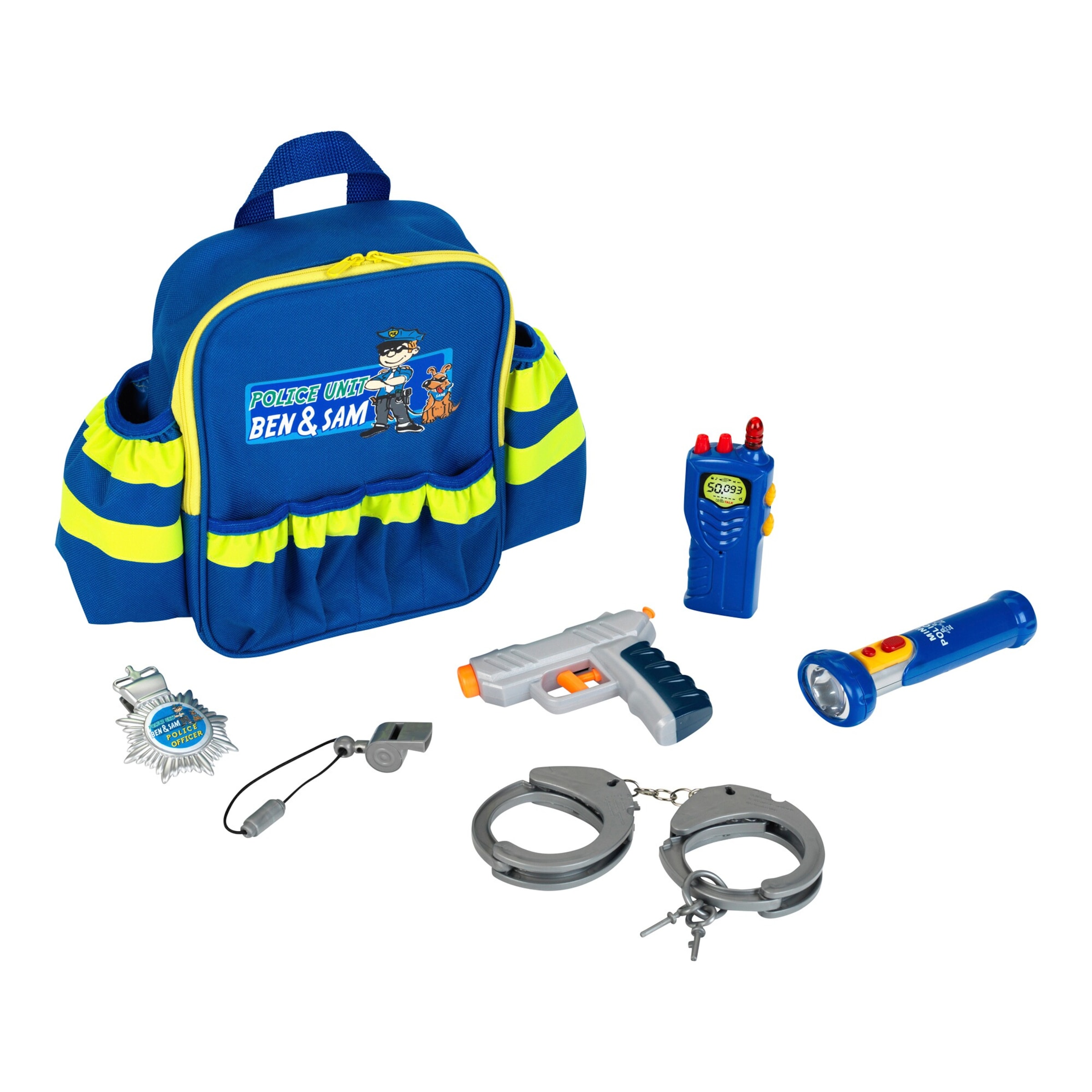 Theo Klein Polizei Rucksack mit Zubehör