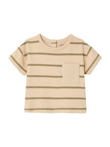 Baby T-Shirt mit Streifen, Bio-Baumwolle