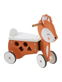 Rutschfahrzeug FUCHS mit Spielzeugkiste FSC®