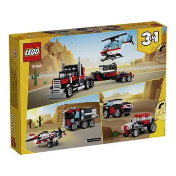 31146 Tieflader mit Hubschrauber