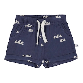 Short en mousseline vagues