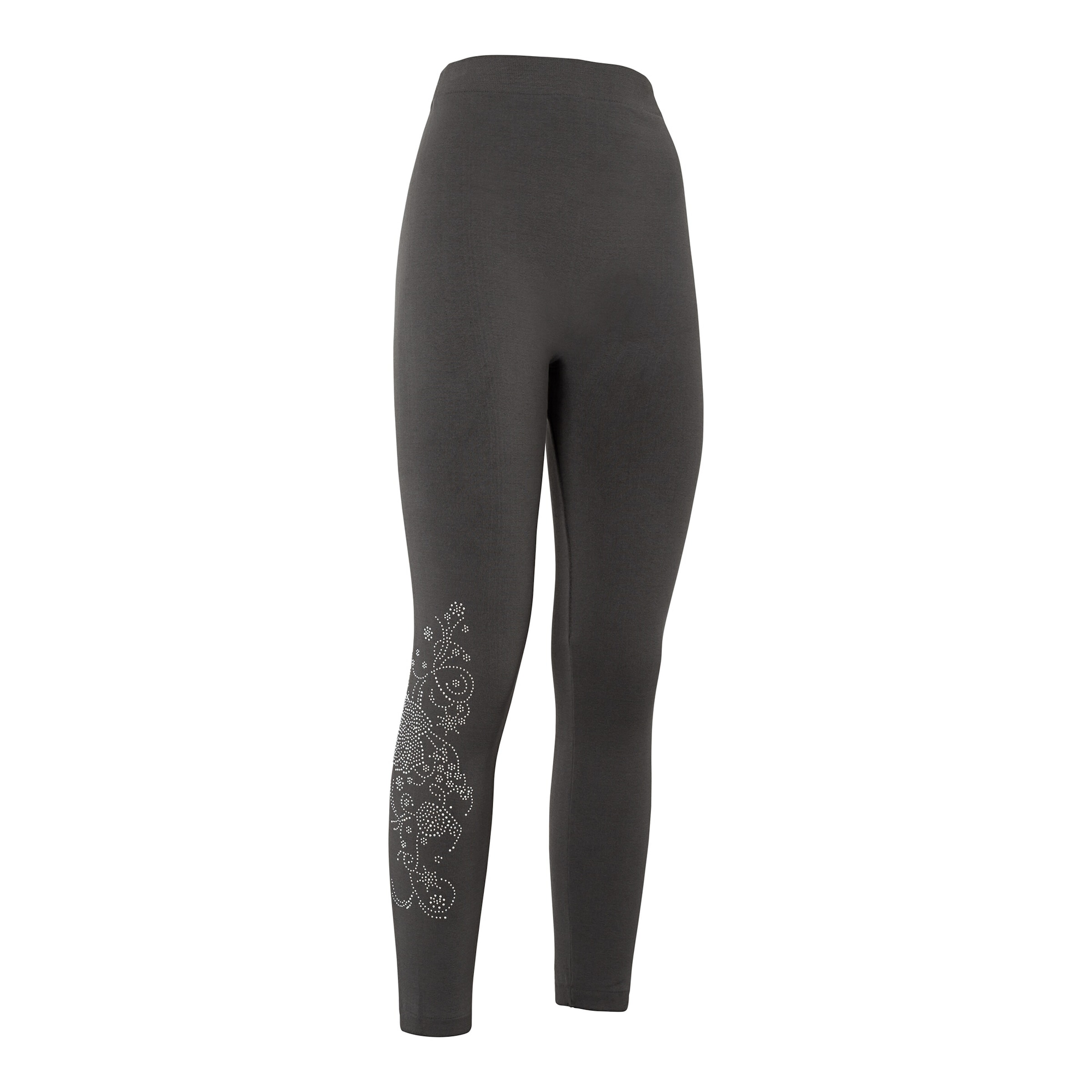 Fashion-Kuschel-Leggings, Größe: L, grau