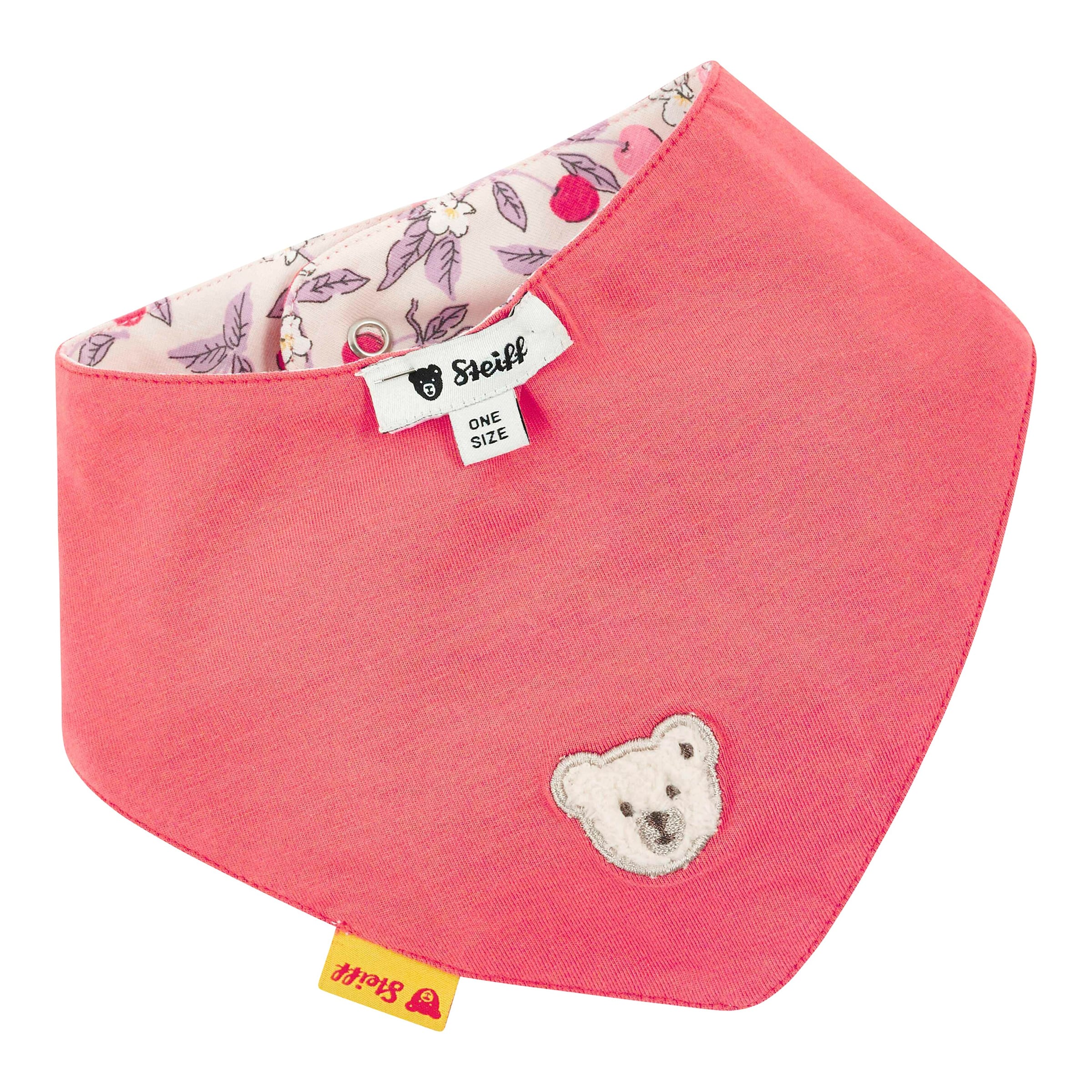 Wende-Dreieckstuch Kirschen Blumen