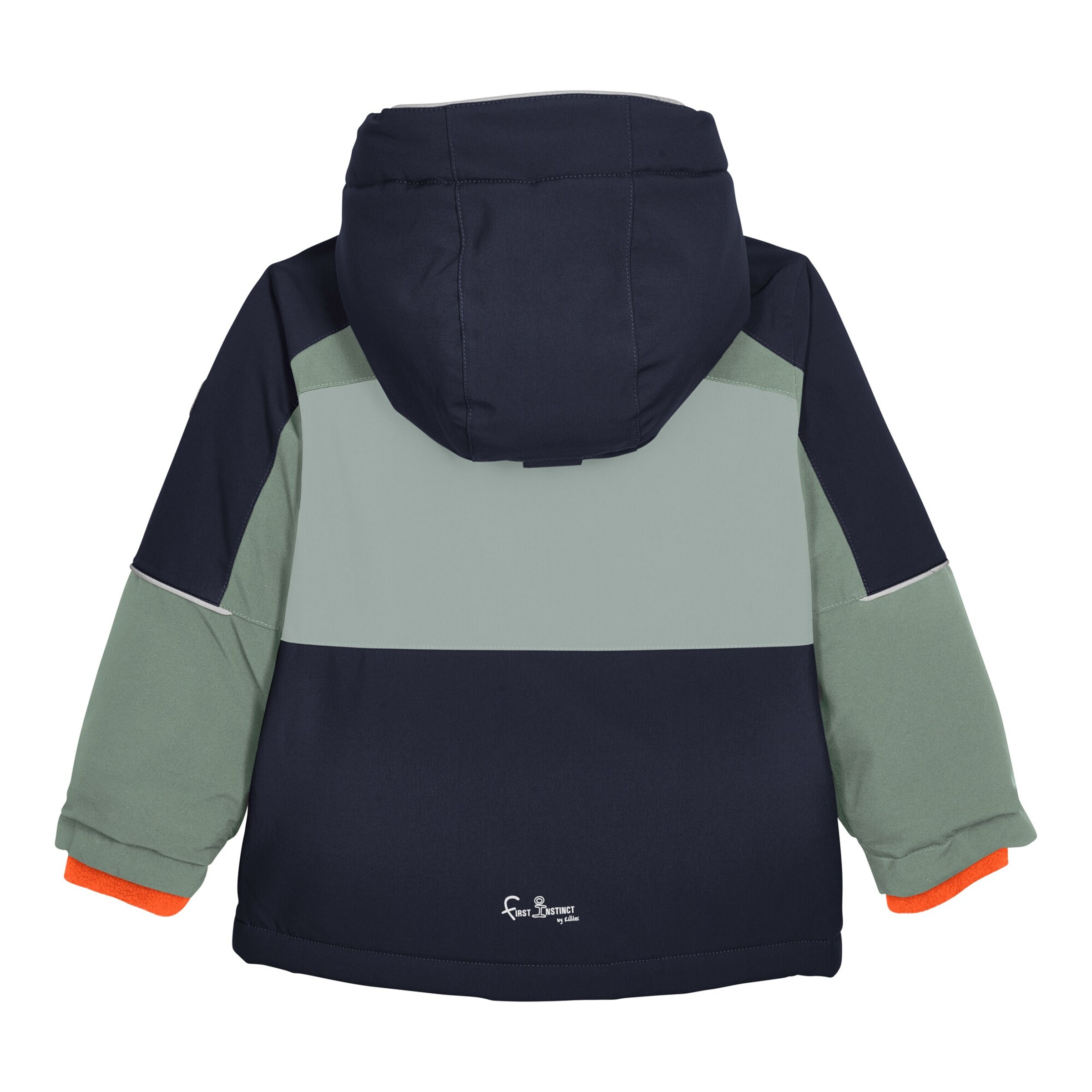 Winterjacke mit Kapuze Colorblock