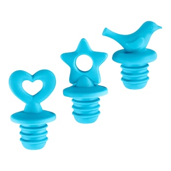 Bouchons amusants en silicone , 3 pièces