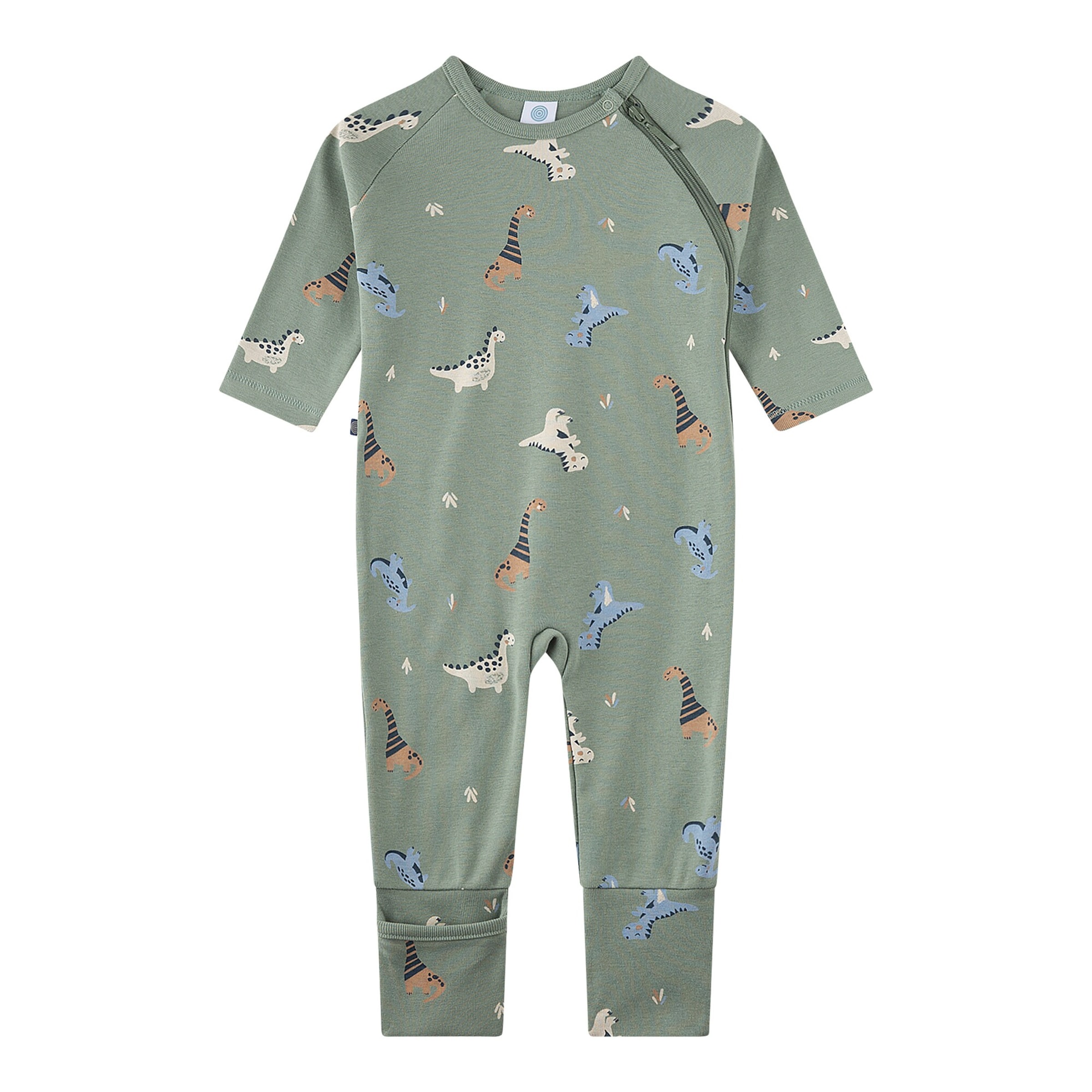 Sanetta Schlafoverall mit Klappfuß Dinos