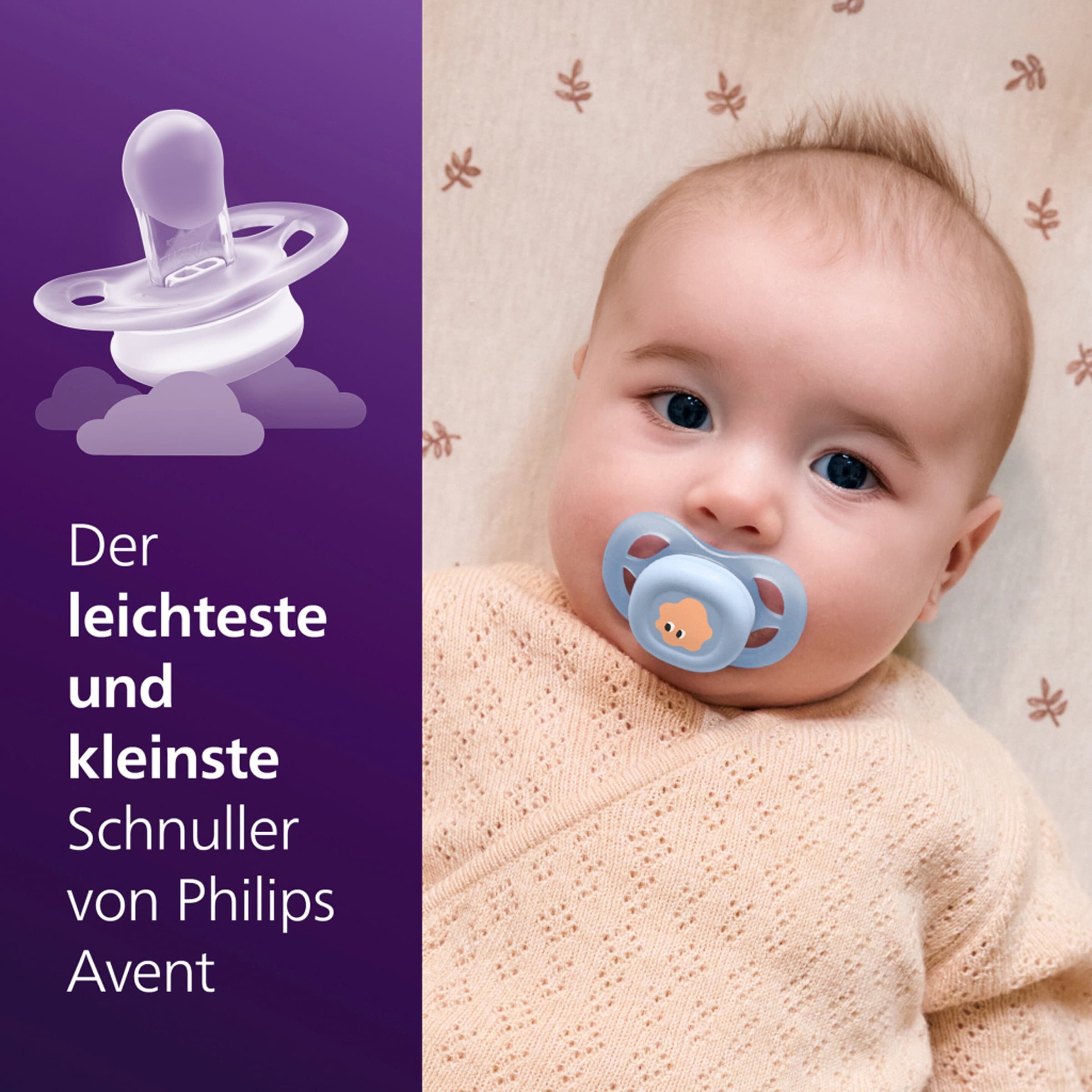 2er-Pack Schnuller ultra start, 0-2M