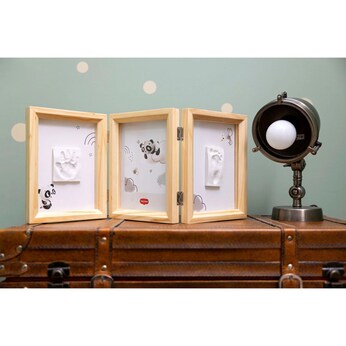 Abdruck-Set Double Frame Wooden 