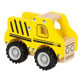 Baufahrzeug aus Holz