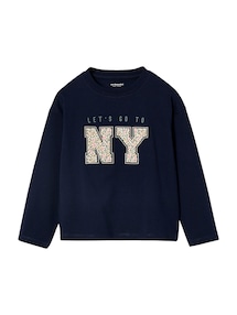 Shirt mit Buchstaben-Applikation Mädchen