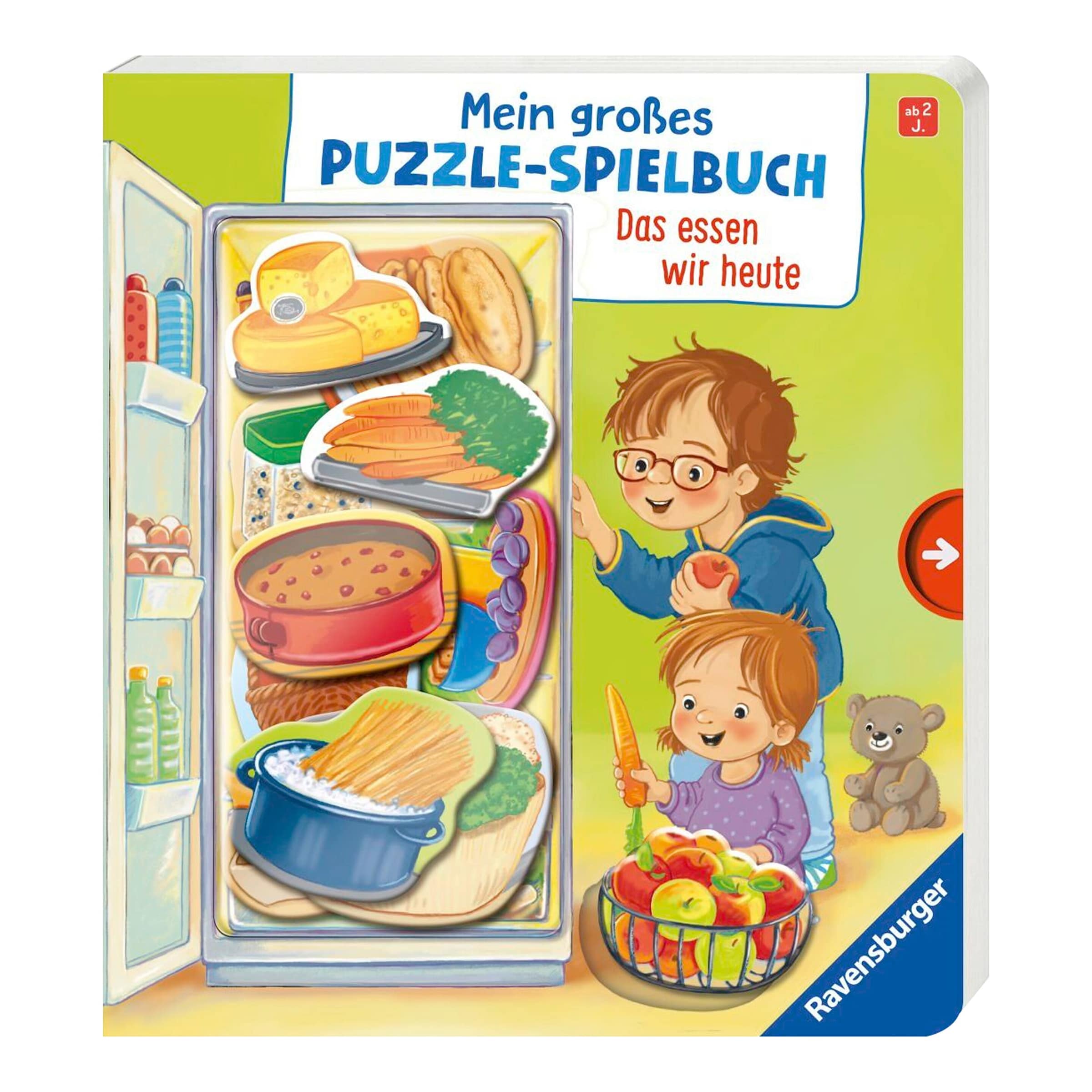 Ravensburger Mein großes Puzzle-Spielbuch Das essen wir heute