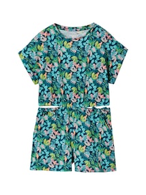 Kurzer Mädchen Jumpsuit mit Cut-out an den Seiten