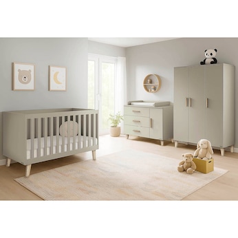 3-tlg. Babyzimmer Tami extrabreit