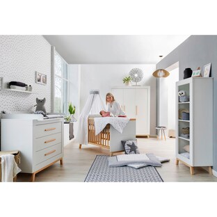 3-tlg. Babyzimmer Miami mit 3-türigem Kleiderschrank