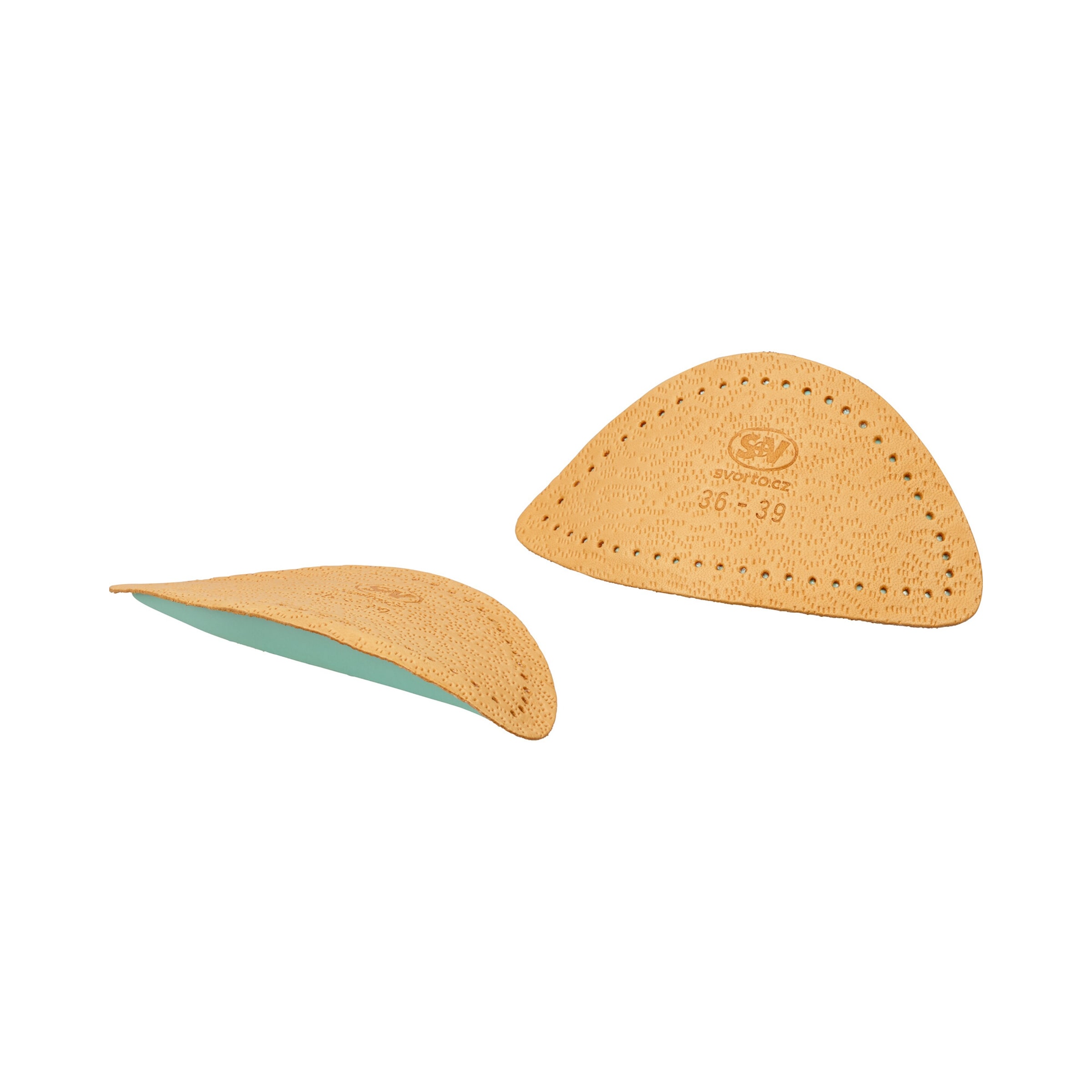 Mittelfußeinlage, 1 Paar gruen beige 2