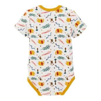 2er-Pack Bodys kurzarm Zoo