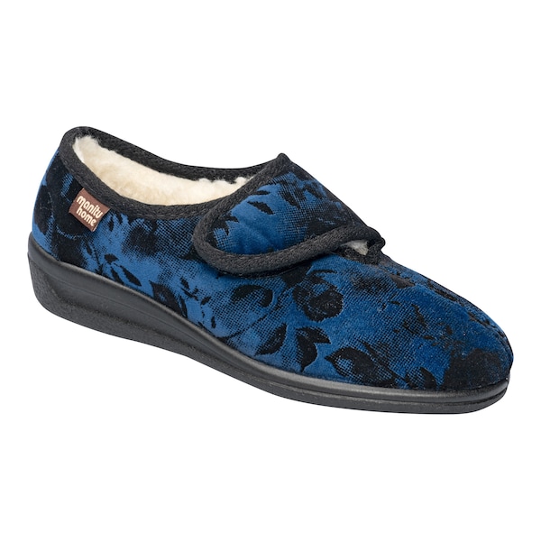 Manitu Home Pantofole da Uomo, Ciabatte, Nero, 45 EU
