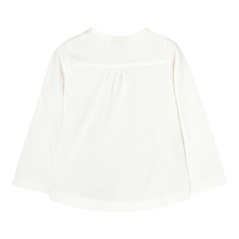 Shirt langarm Mädchen Bär