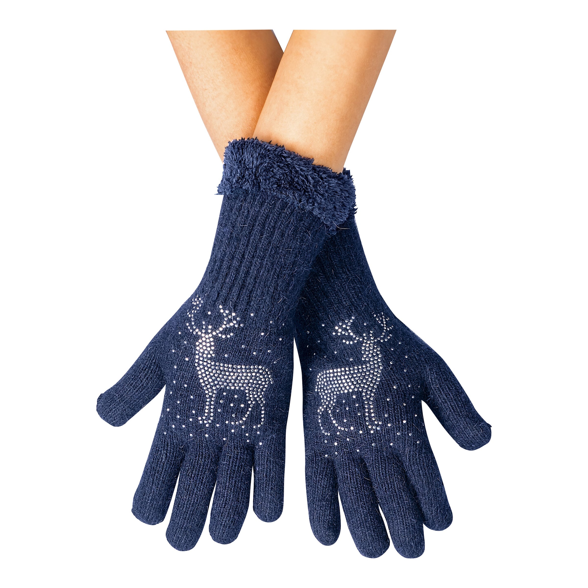 Image of Kuschel-Fingerhandschuh „Rentier“