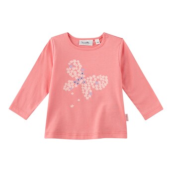 Shirt langarm Schmetterling Glitzer