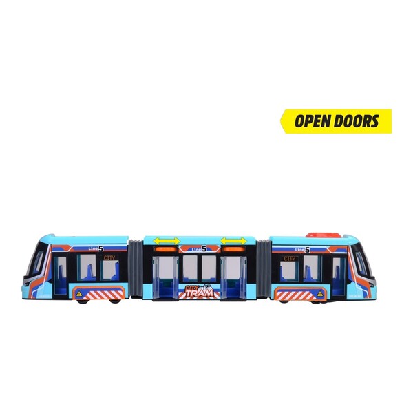 Dickie - Tram Siemens Avenio - Véhicule Roue Libre 42cm - Jouet pour Enfant  - Portes Ouvrantes - 203747016