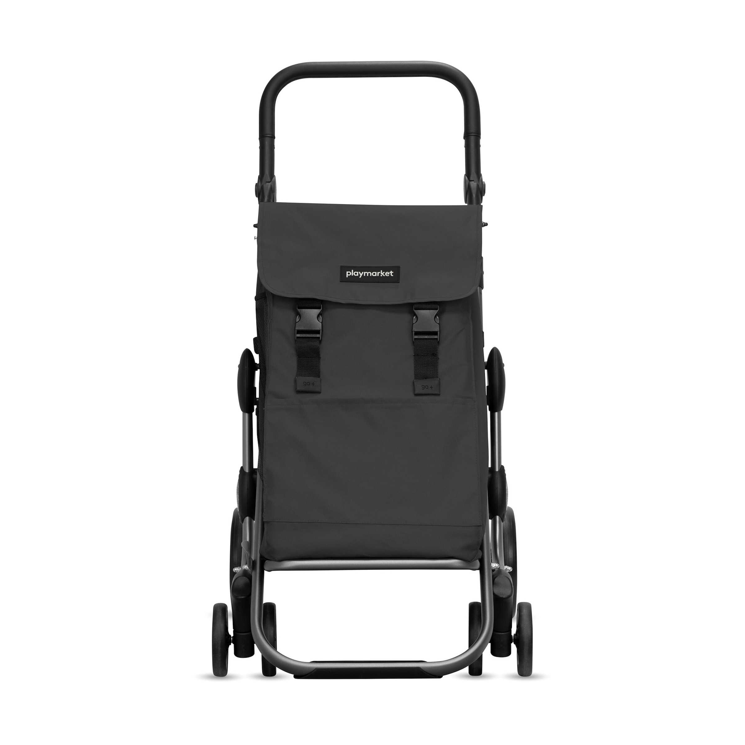 Einkaufstrolley GO PLUS PREMIUM, schwarz