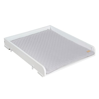 Wickelplatte für Waschmaschine, inkl. Wickelauflage roba Style grau