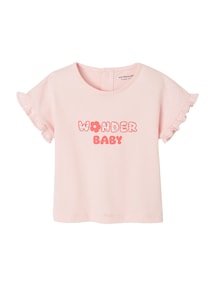 Bio-Kollektion: Baby T-Shirt mit Messageprint