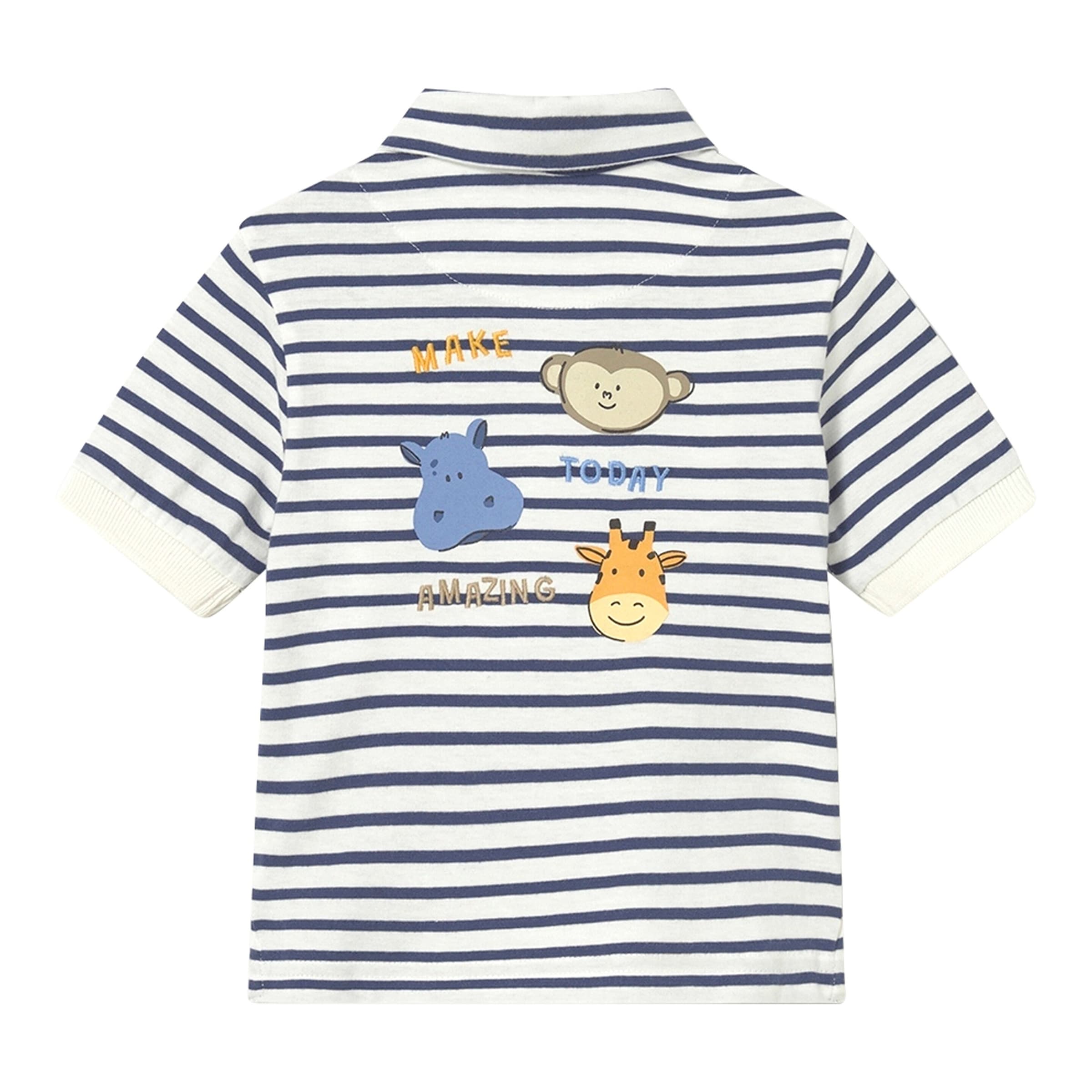 Polo-T-Shirt Ringel Safari-Tiere