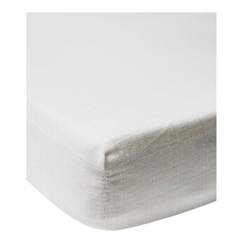 Musselin-Spannbetttuch 60x120 cm