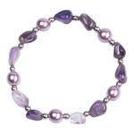 Perlen-Armband "Amethyst"