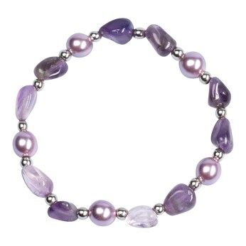 Perlen-Armband "Amethyst"