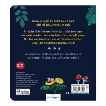 Schiebebuch Wo brennt noch Licht, wer schläft noch nicht?