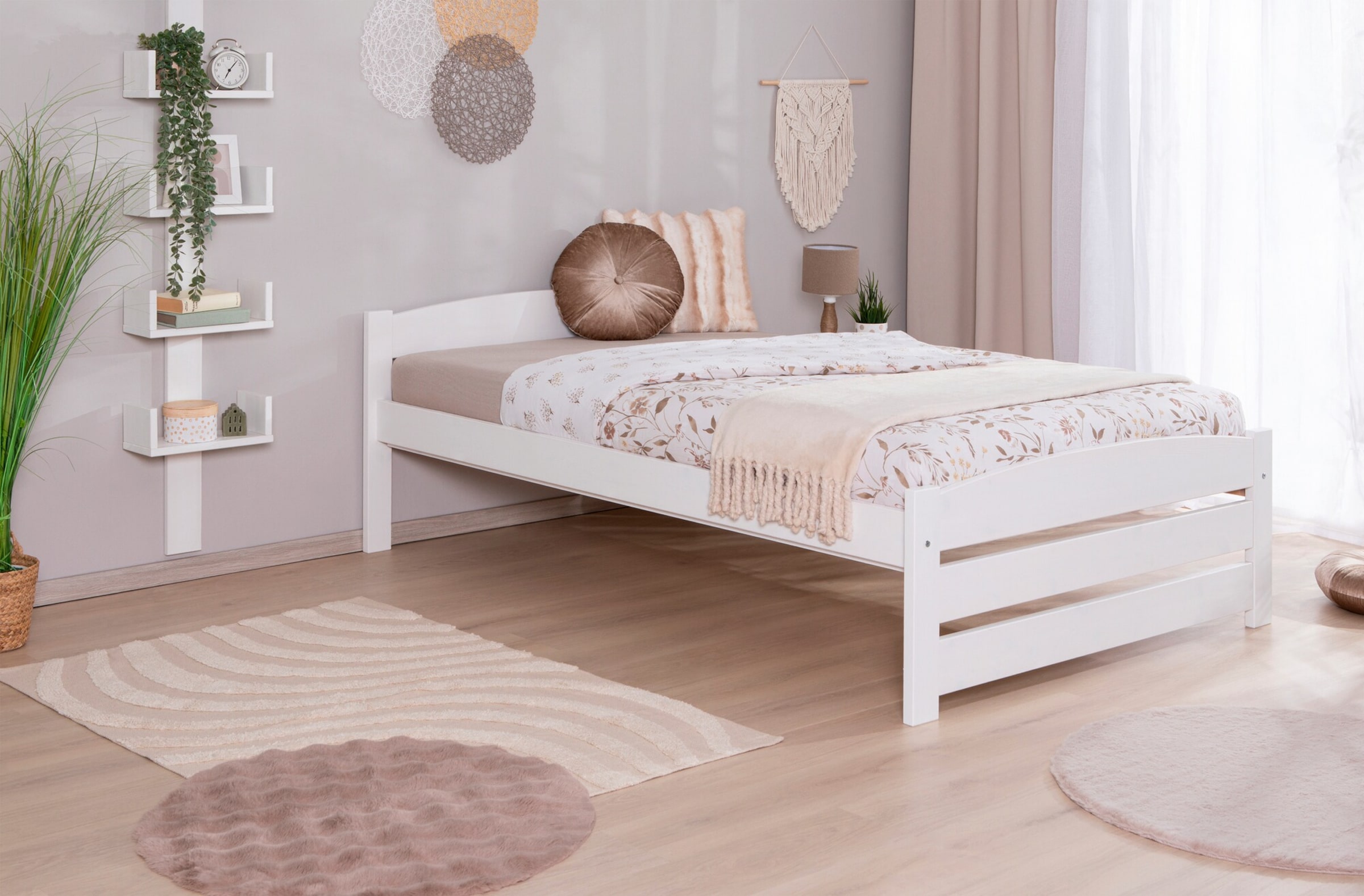 Ticaa Stauraumbett Seniorenbett „Loni“, Funktionsbett
