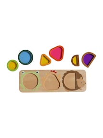 Baby Steckspiel-Brett mit Tierfiguren aus Holz FSC®