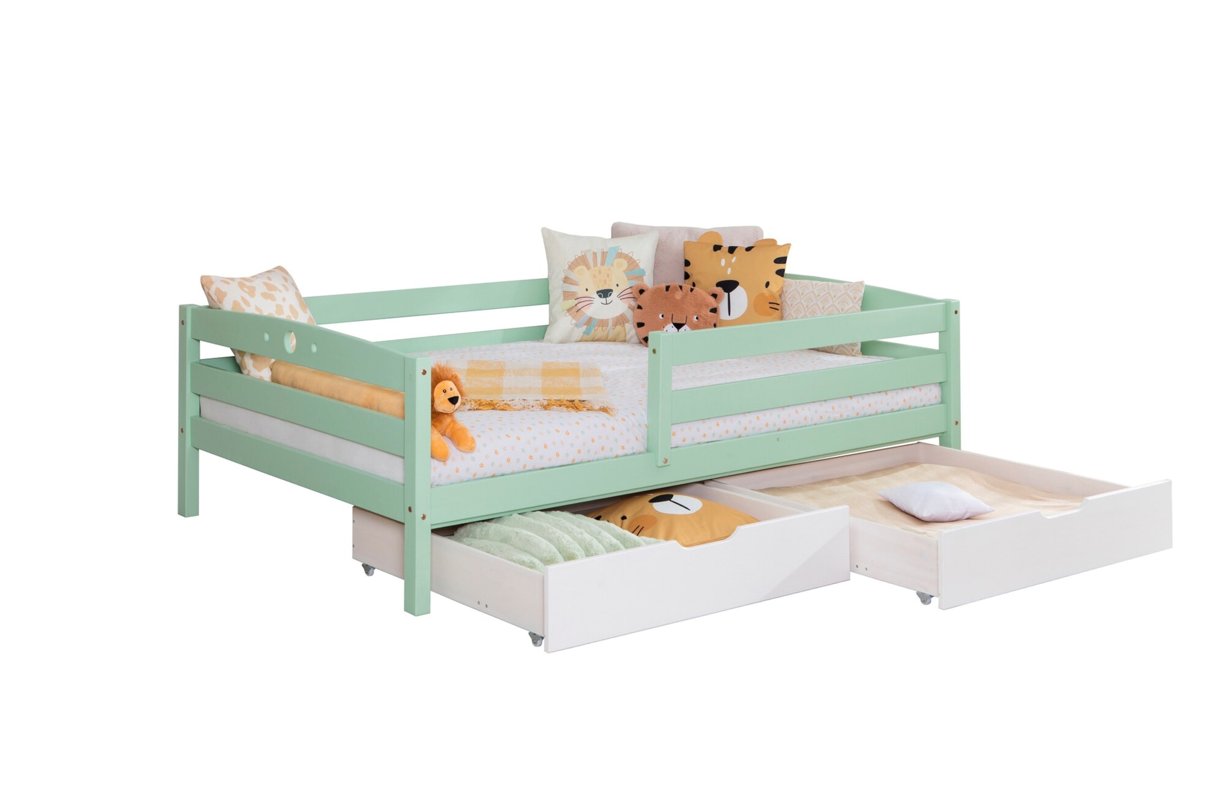 Ticaa Einzelbett „Eli“, Kinderbett, Jugendbett, Schlafzimmer, Kinderzimmer