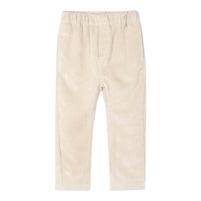 Pantalon en matière côtelée