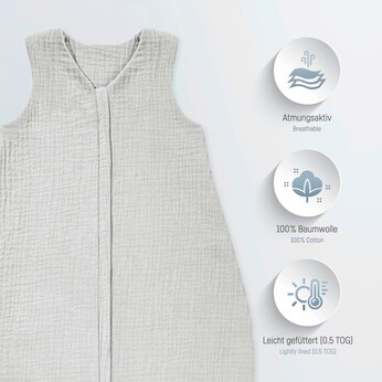 Sommerschlafsack Musselin Sommertraum 0.5 TOG