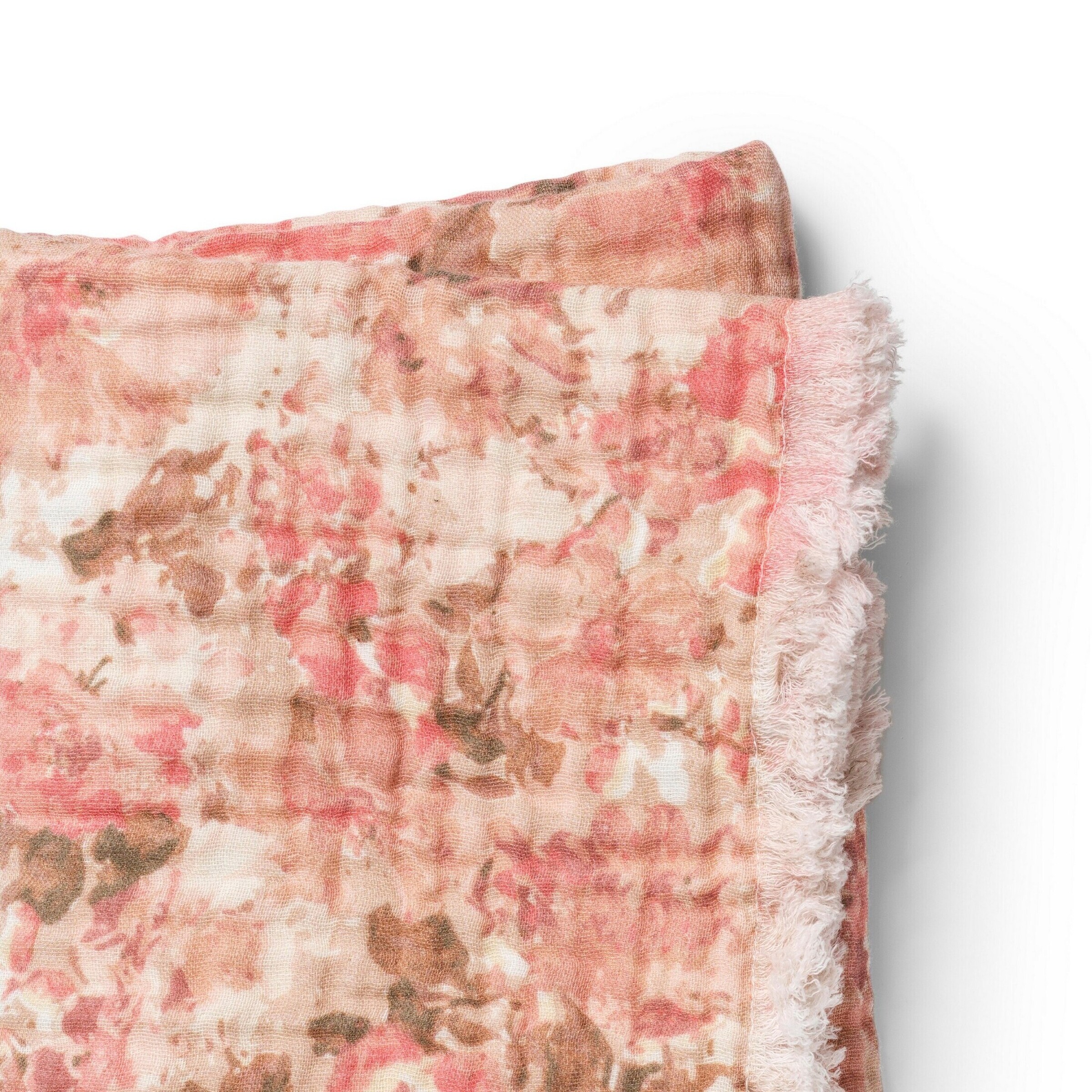 Elodie Soft Cotton Decke - River Rose