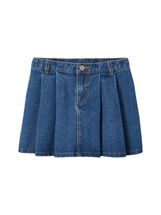 Mädchen Faltenrock aus Denim