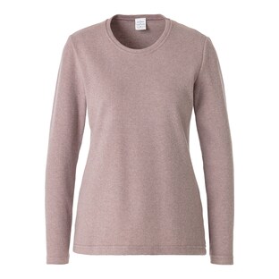 Warmer Damen- Pullover, fein gerippt