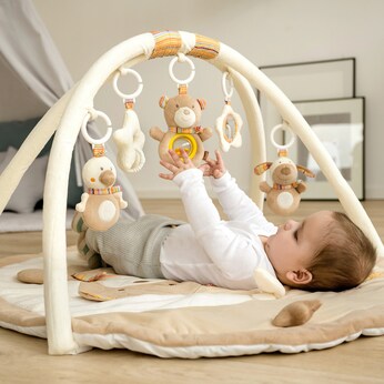 Spielbogen mit 3-D-Activity-Decke Teddy Rainbow